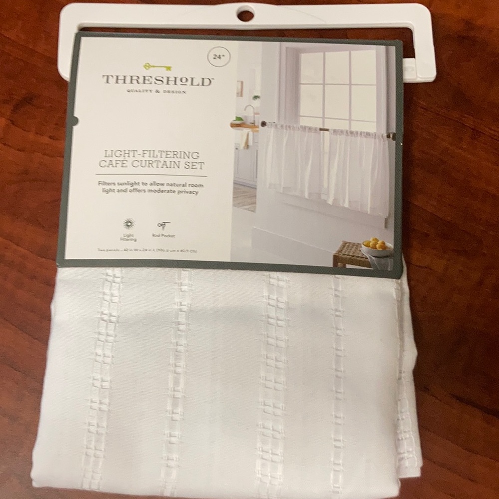 Threshold Cafe Curtain Set